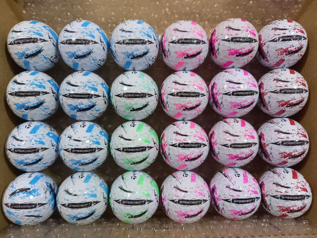美品 テーラーメイド SPEED SOFT ロストボール 24球