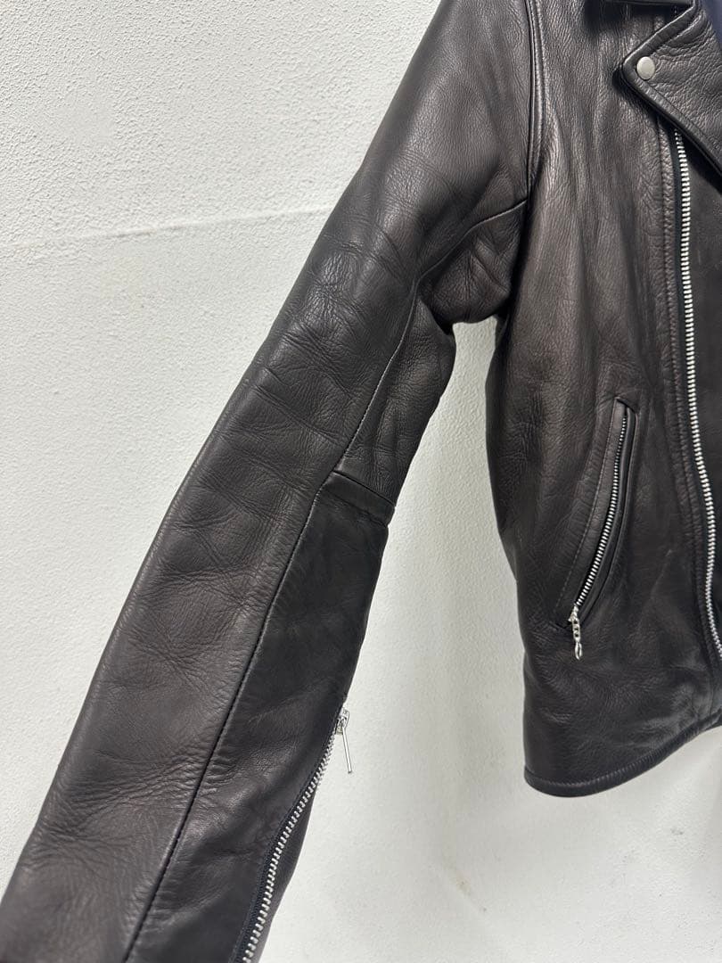 ☆ BEAMS+ ライダースジャケット 牛革 ダブル レザージャケット　Lサイズ