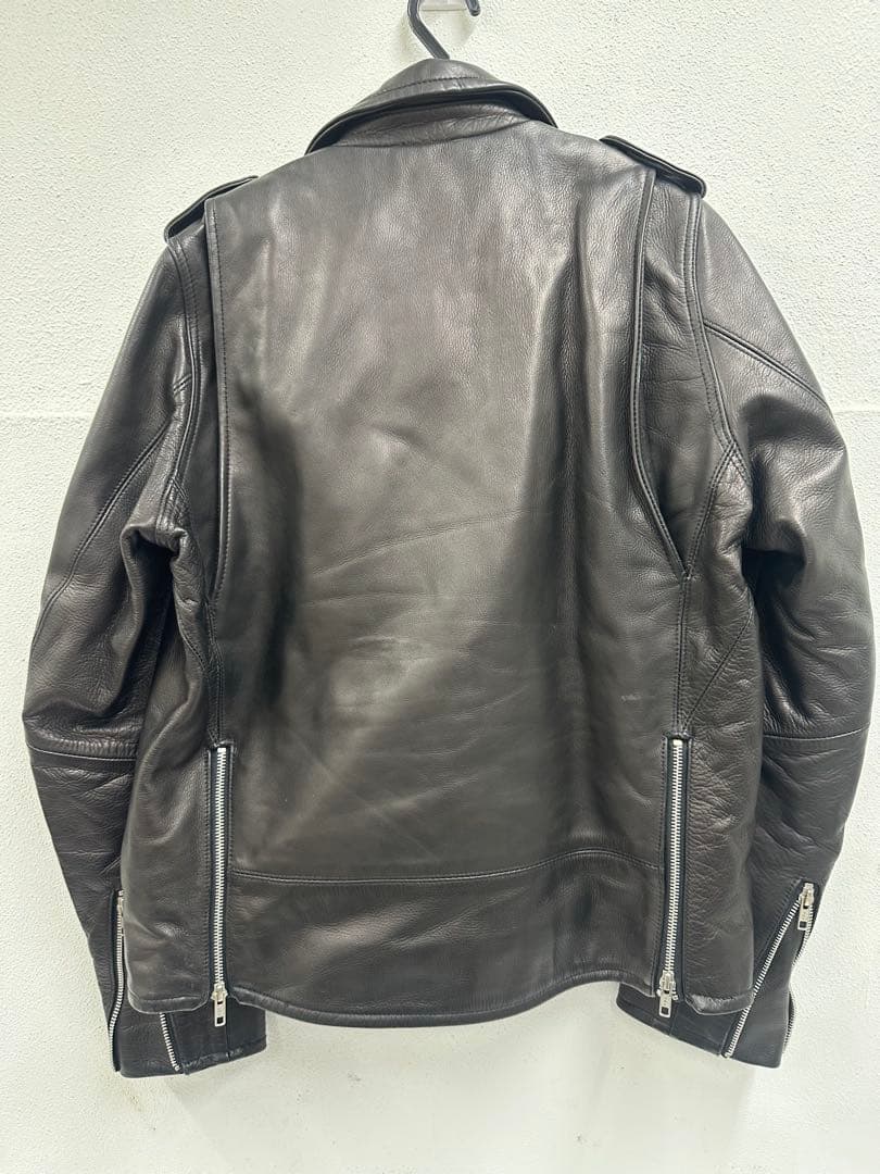 ☆ BEAMS+ ライダースジャケット 牛革 ダブル レザージャケット　Lサイズ