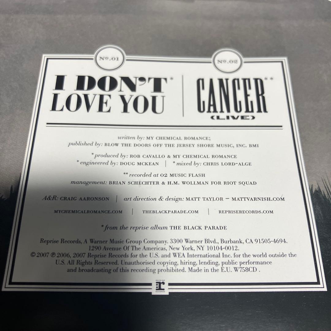 ■[廃盤]My Chemical Romance CD「I DON'T LOVE