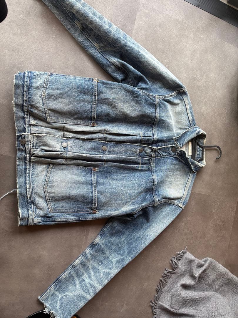 RON HERMAN DENIM ダメージ加工デニムジャケット　ほぼ未使用