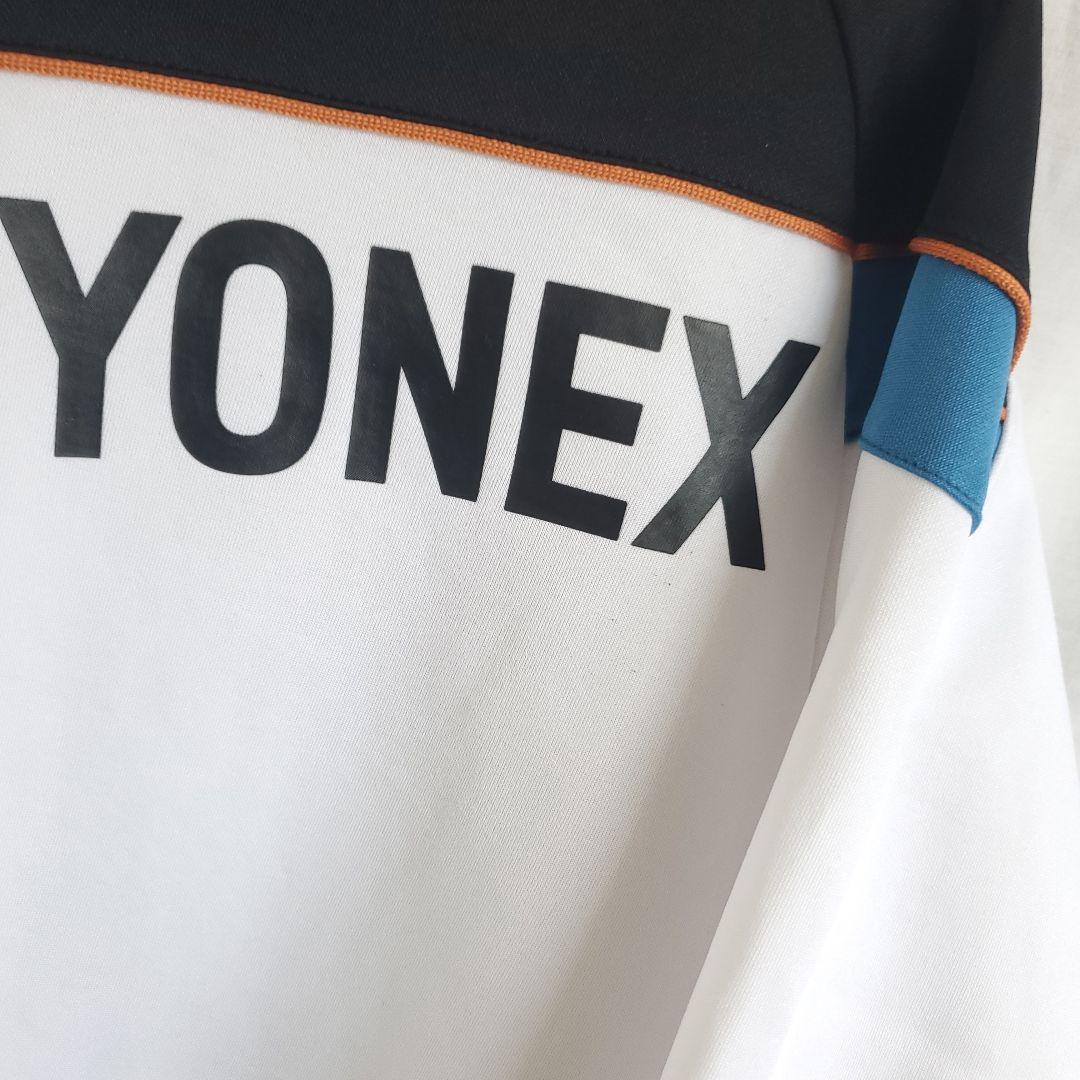 YONEX バドミントン 長袖 ウェア カットソー 白 ホワイト 柄