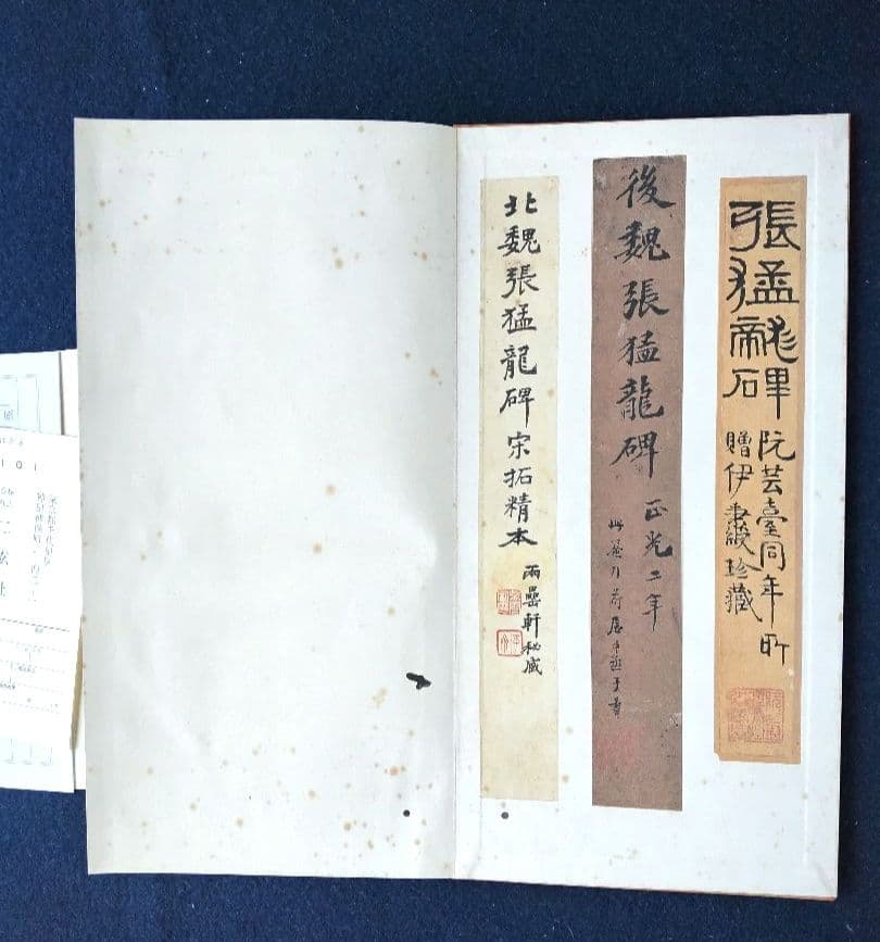 張猛龍碑 二玄社原色法帖