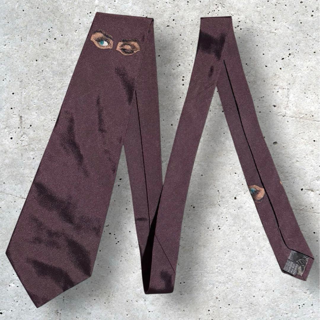 希少✨Jean Paul Gaultier ネクタイ \"eyes\" tie