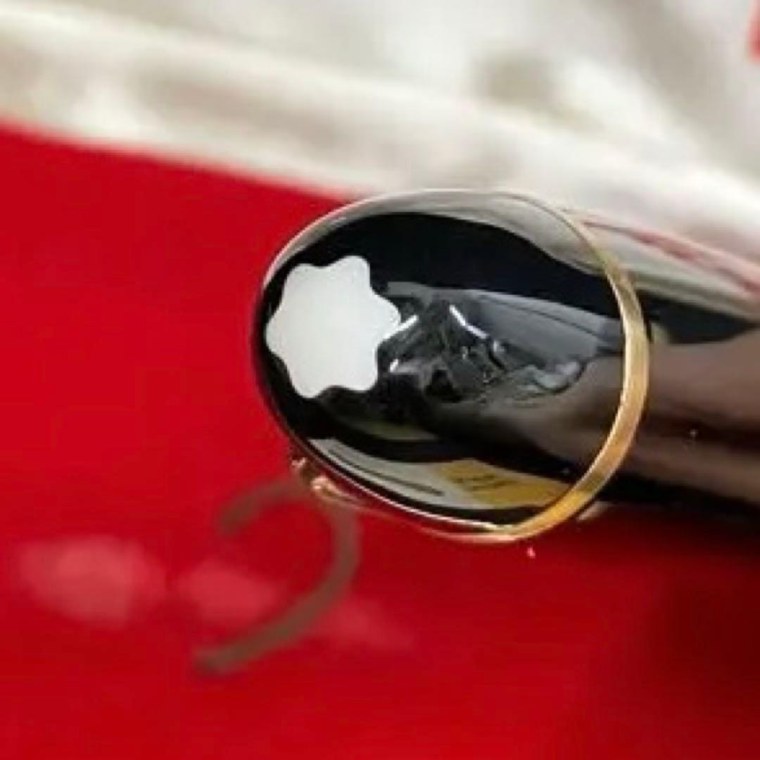 未使用14c No.149 MONT BLANC 万年筆 黒 ゴールドトリム