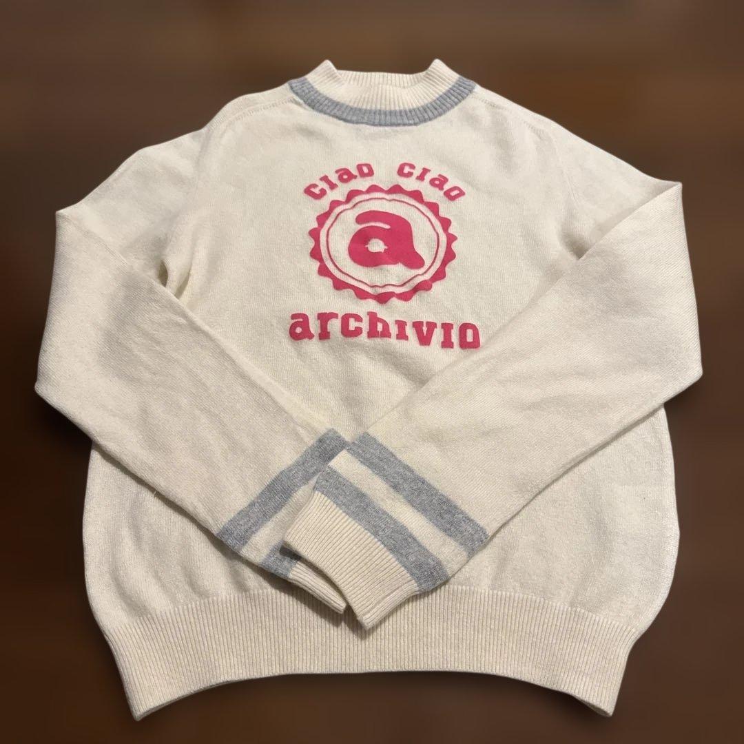 archivio ロゴ入りセーター
