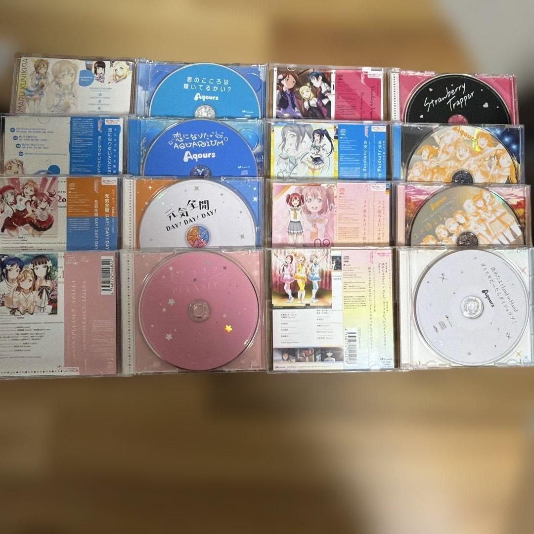 ラブライブ！　Aqours CD 63枚　CD収納ボックス2個付き