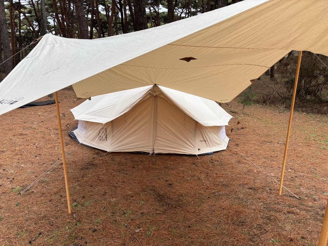 ノルディスク アスガルド 12.6 ジップインフロア付き カリ12 タープ