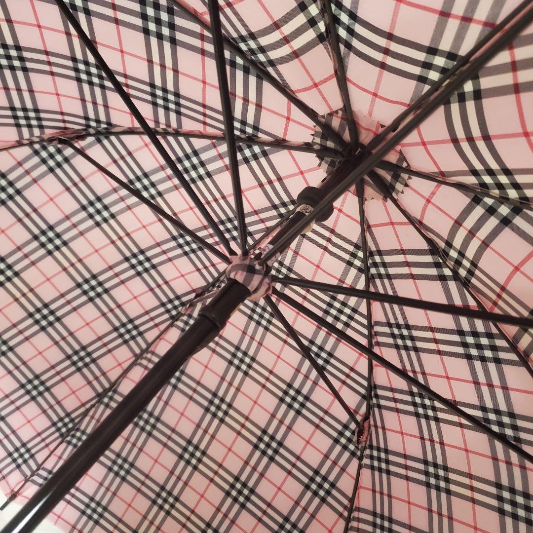 レア★Burberry ピンクチェック 長傘