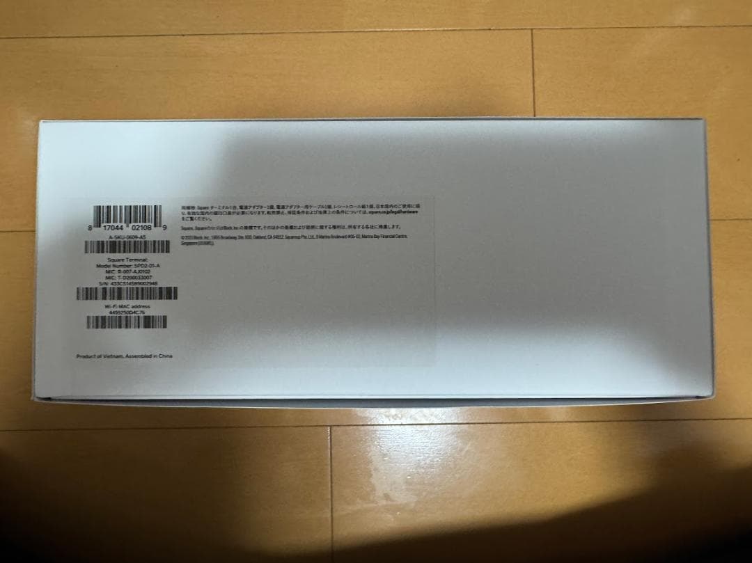 【新品・未使用】Square ターミナル SPD2-01-A 　決済端末②