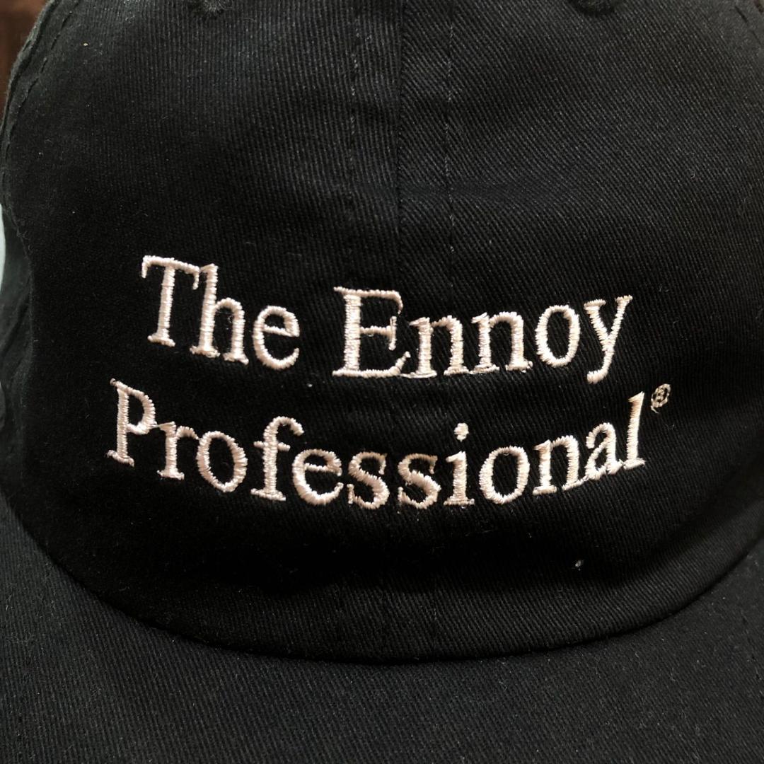 即日発送ENNOY PROFESSIONAL COTTONCAP (BLACK)