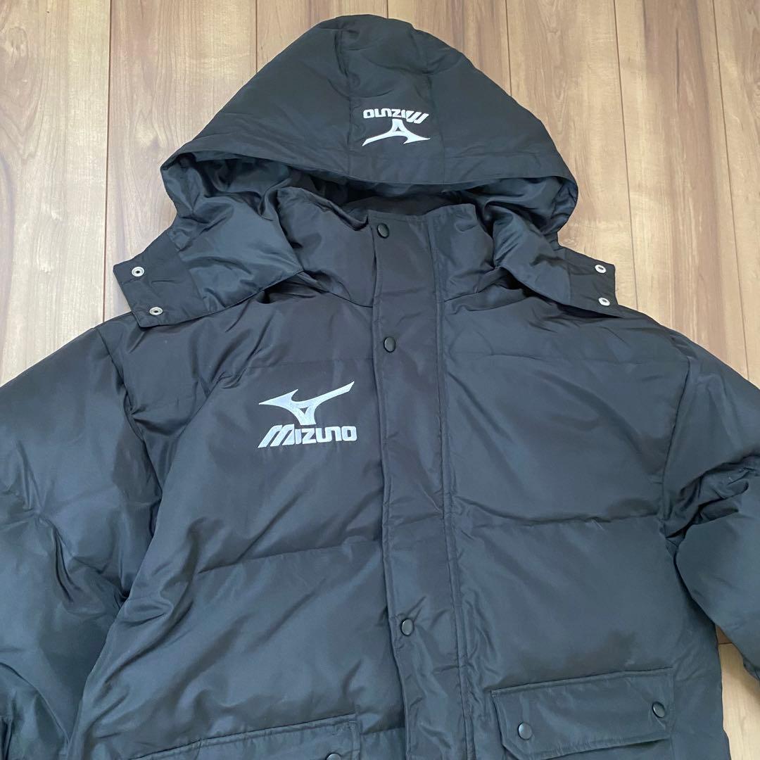 Mizuno ミズノ　ブラック ベンチコート　ダウン　大きいサイズ　2XL