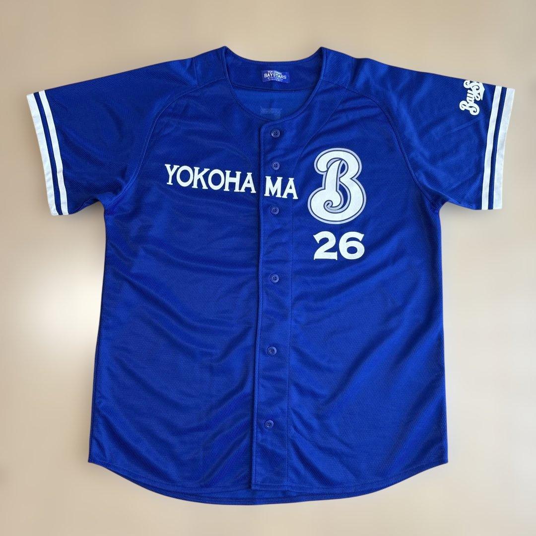 【美品】 横浜ベイスターズ 佐伯貴弘 ビジターユニフォーム
