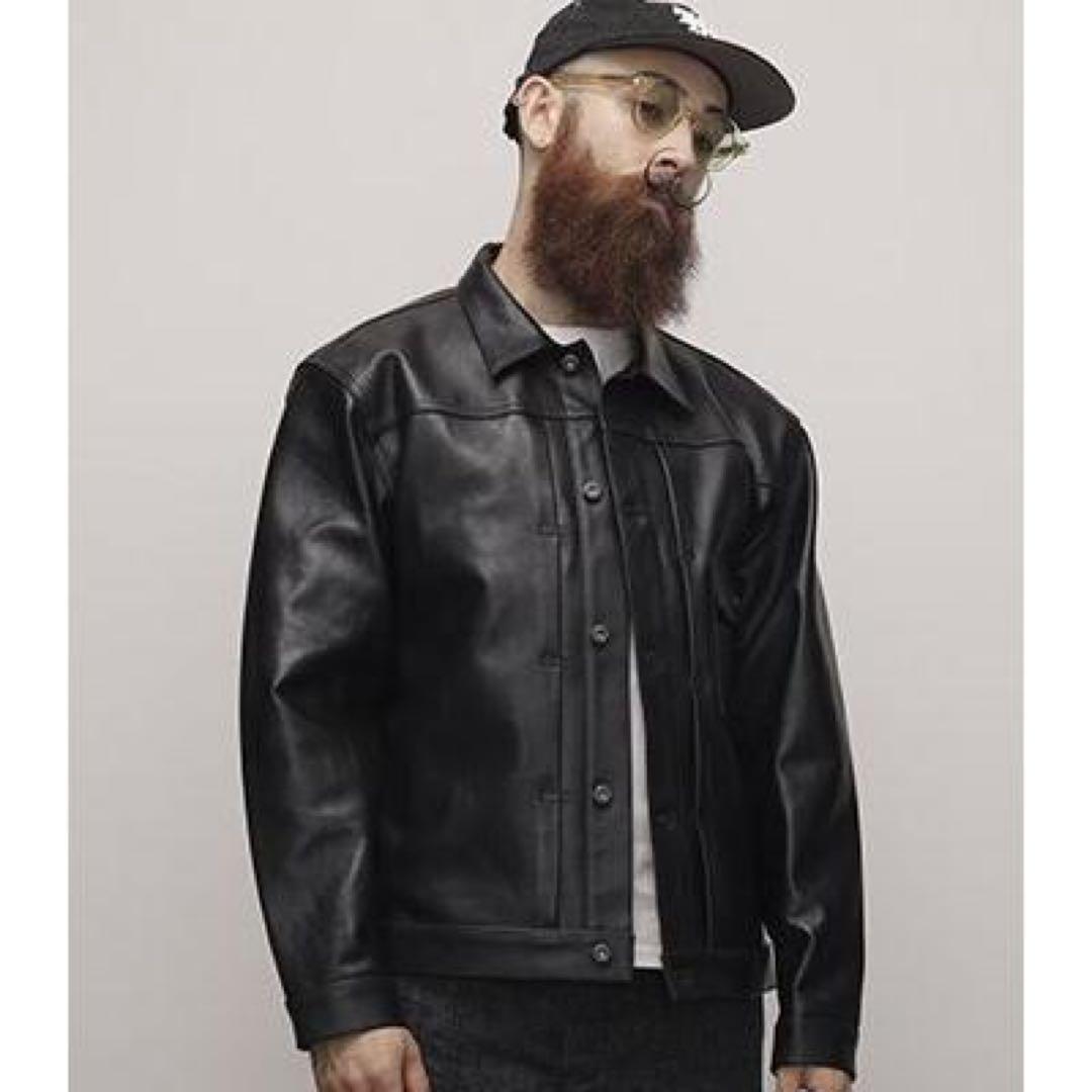 M 新品 ショット 1st レザー トラッカージャケット schott