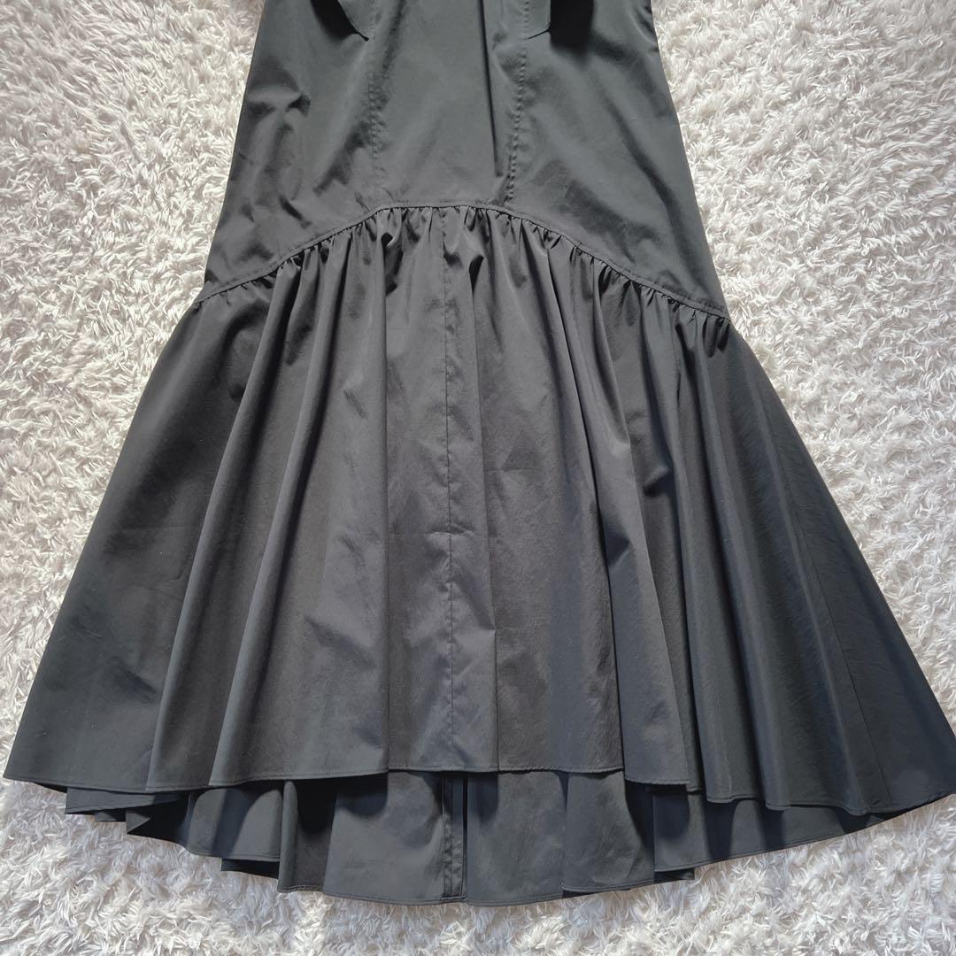 【ASTRAET 】UNITED ARROWS マキシワンピース ブラック　薄手