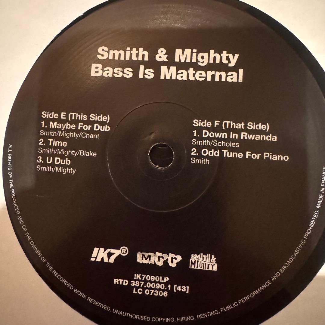 洋楽 Smith & Mighty - Bass Is Maternal 3LP