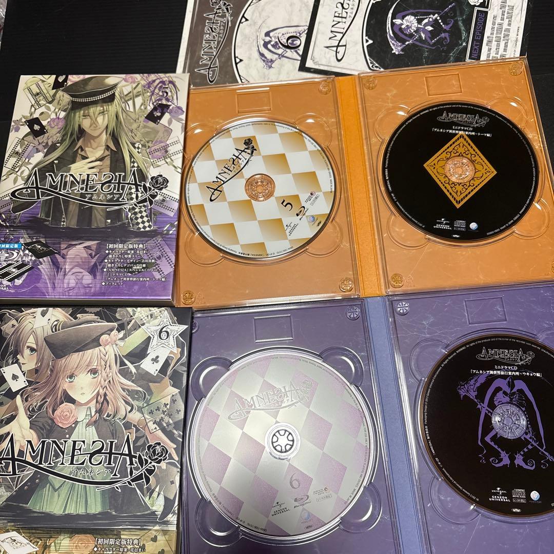 AMNESIA 全6巻 初回限定版 特典ディスク DVD 収納ボックス付き