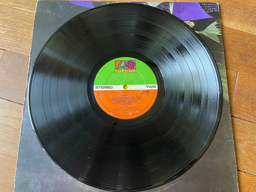 YES / Fragile UKレコード マトリックスA1/B1