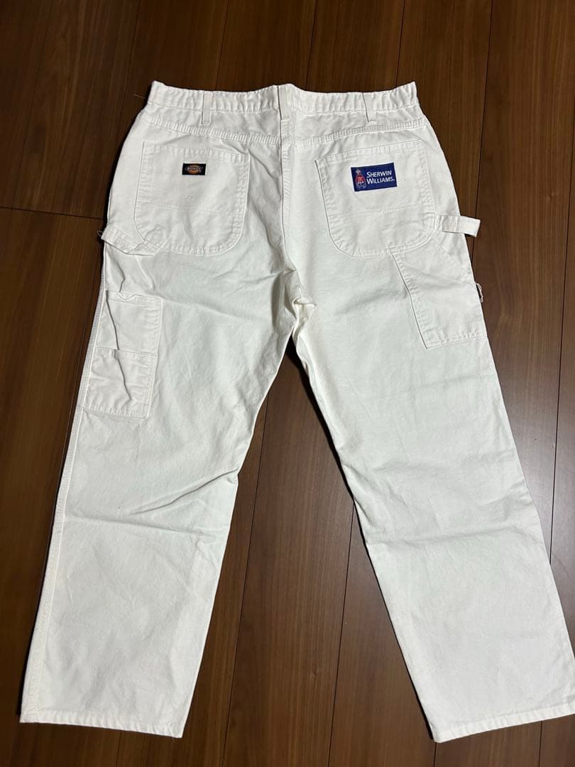 Sherwin-Williams ホワイトカーゴパンツ　Dickies