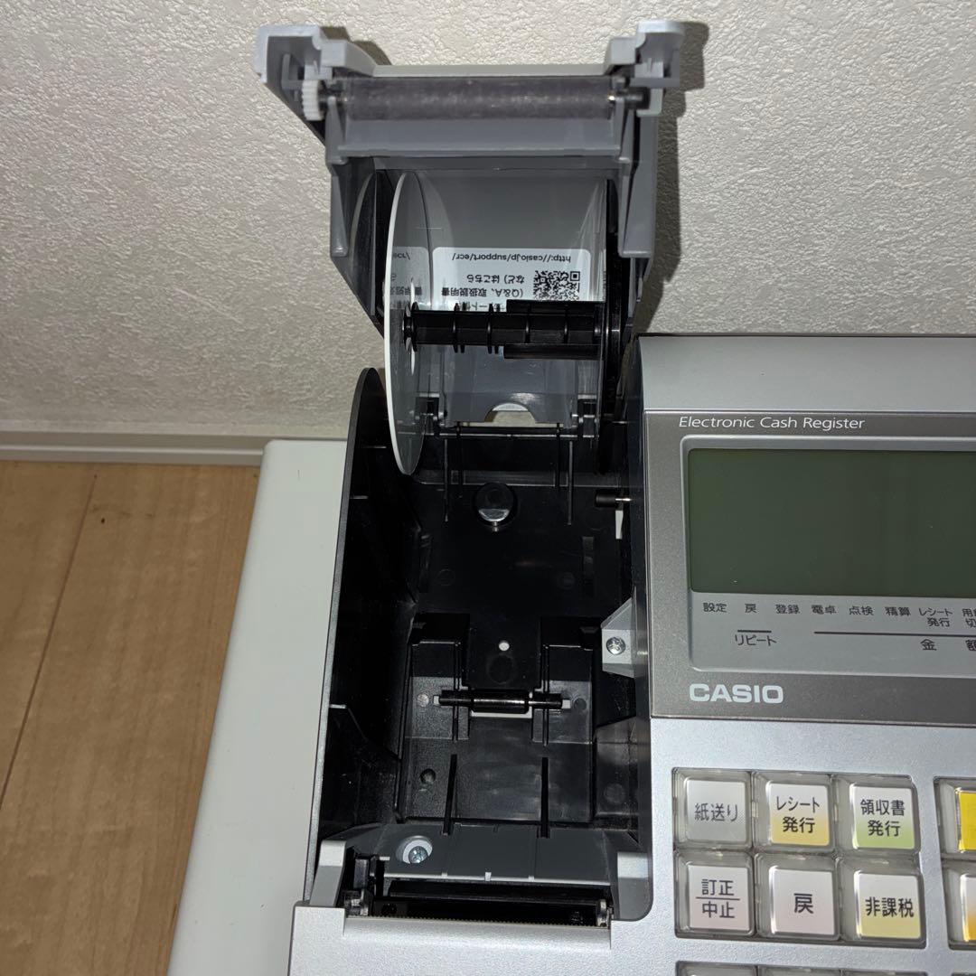 カシオ　レジスター　TE-400 動作ok カギ複数付属！