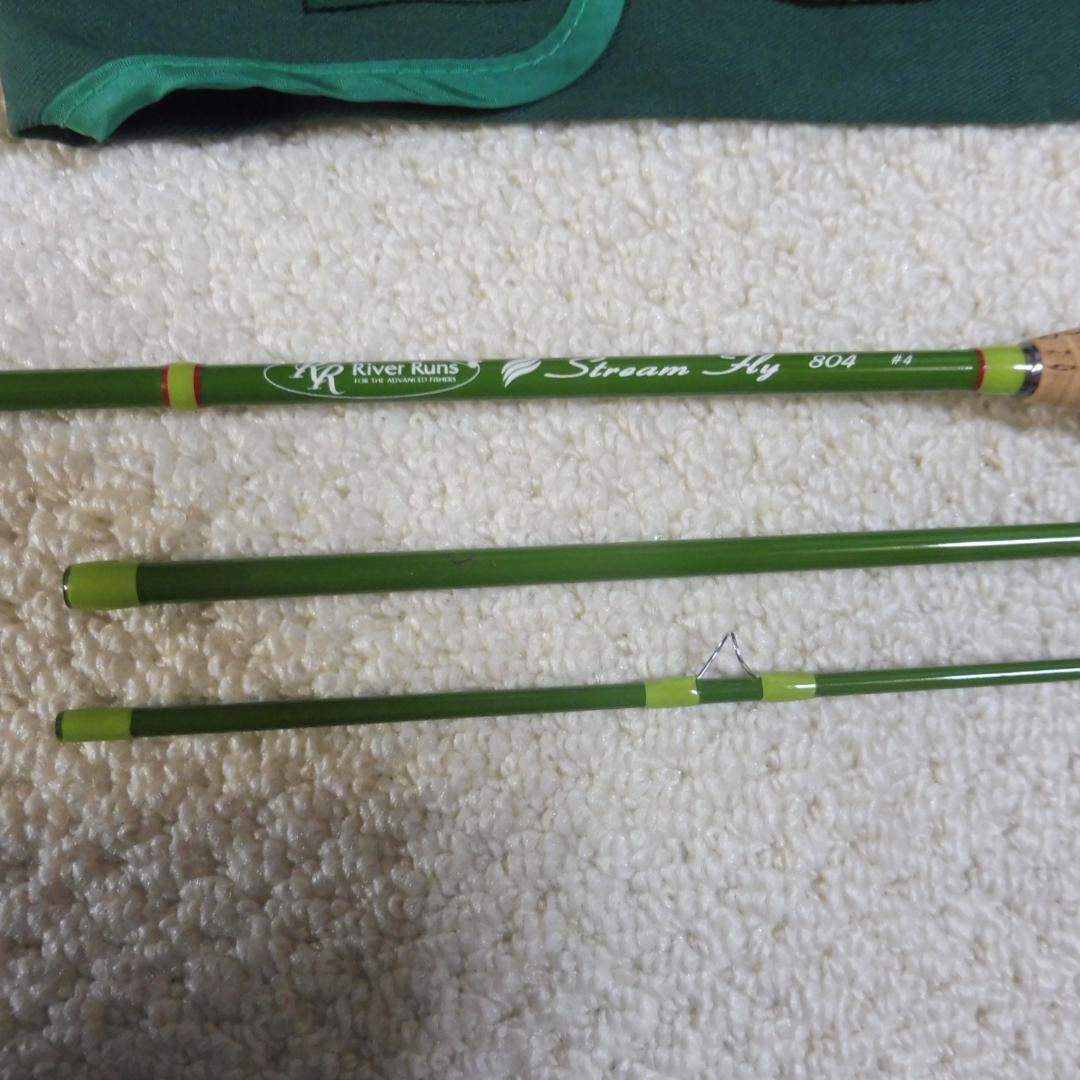 Runs StreamFly 8ft0in.#4.3pcフライロッド
