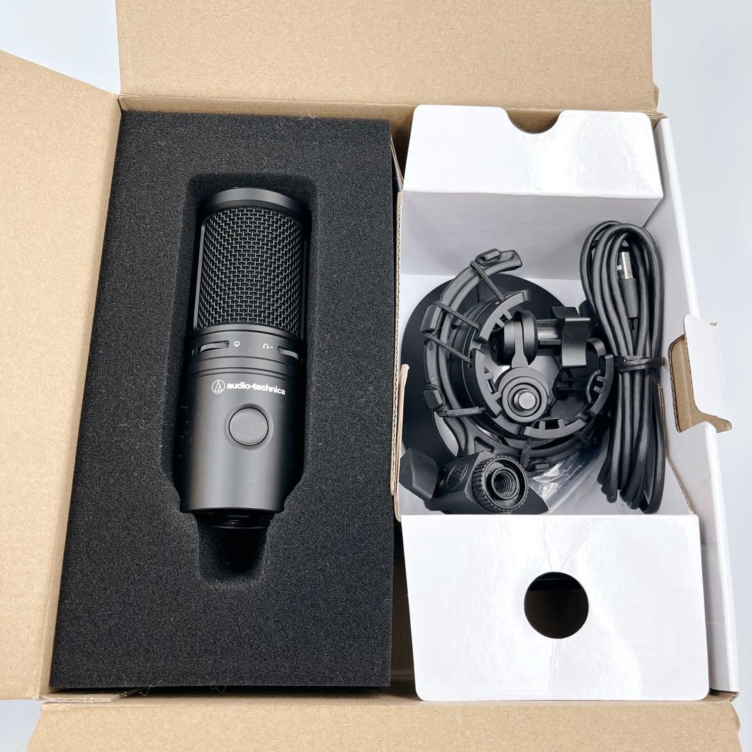 【美品】オーディオテクニカ AT2020USB-XP　AT8455セット