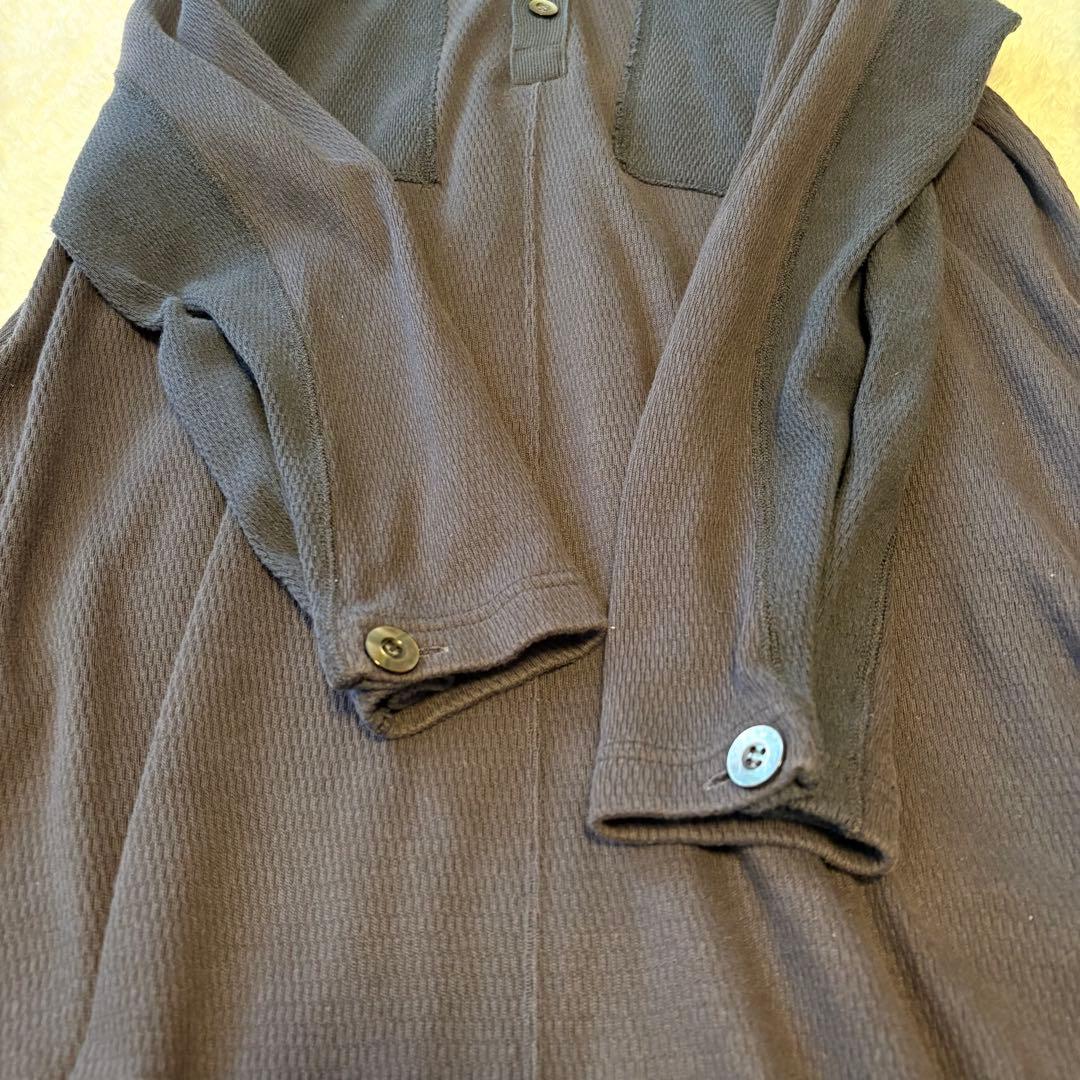 R.H.Vintage ロンハーマン　ダークネイビー ロングワンピース　ワッフル
