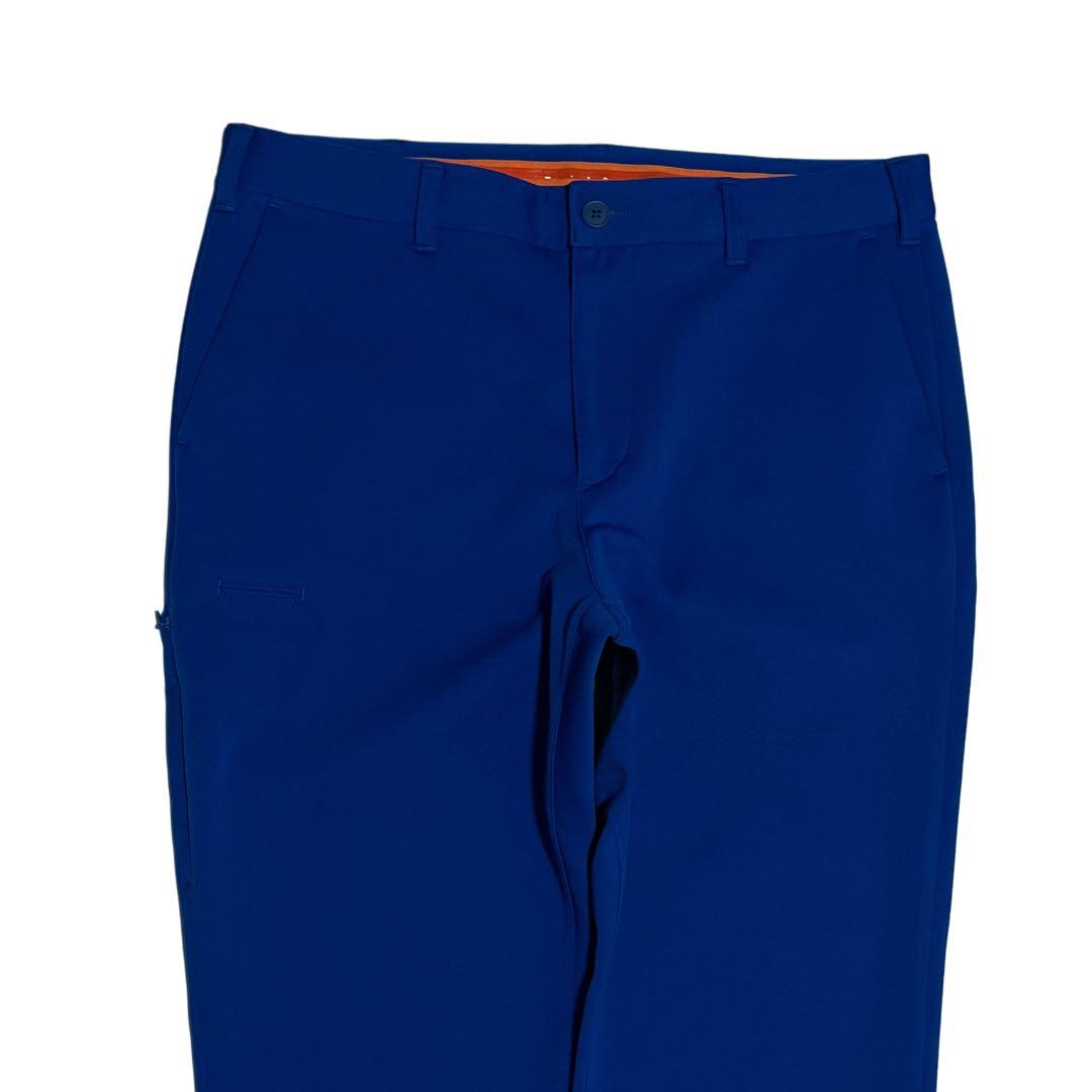 ビームスゴルフ ゴルフパンツ ブルー XL ストレッチ 軽量 テーパード