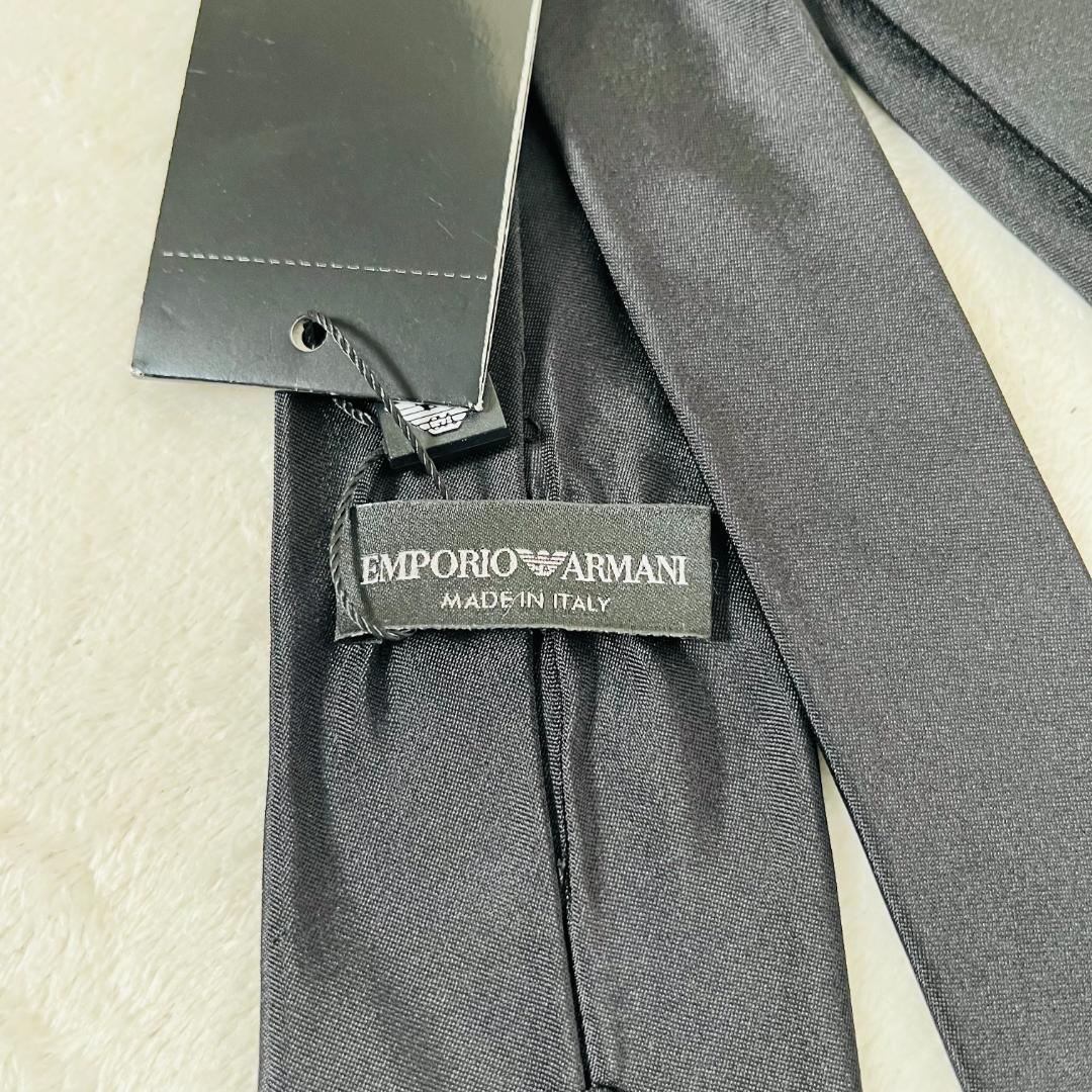 新品未使用 ARMANI エンポリオアルマーニ ネクタイ シルク ブラック