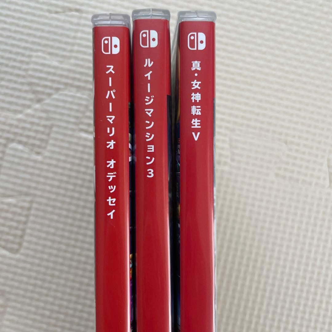 スーパーマリオ オデッセイ ルイージマンション3 真・女神転生V ３本セット
