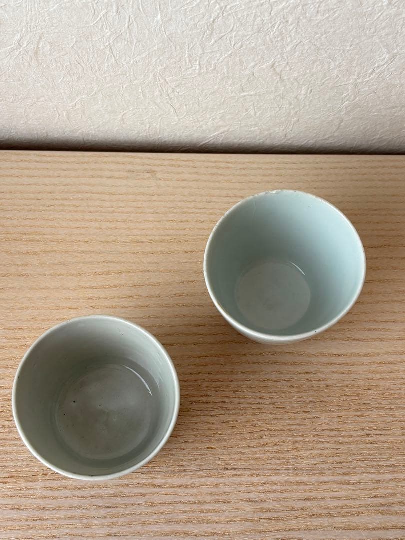 京都の骨董店で購入した古伊万里の蕎麦猪口　2客セット