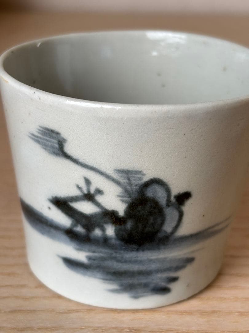 京都の骨董店で購入した古伊万里の蕎麦猪口　2客セット