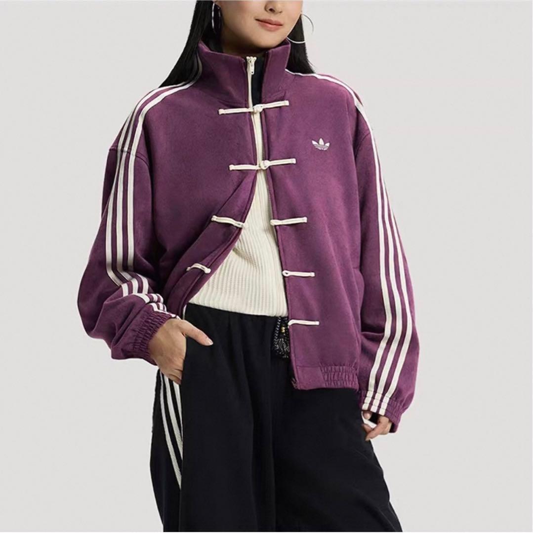 即日発送海外限定adidas originals スエード トラックジャケットL