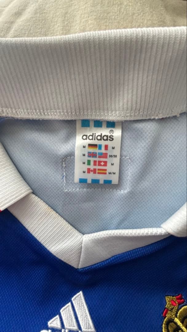 addidas ジダン ユニフォーム　1998年フランス
