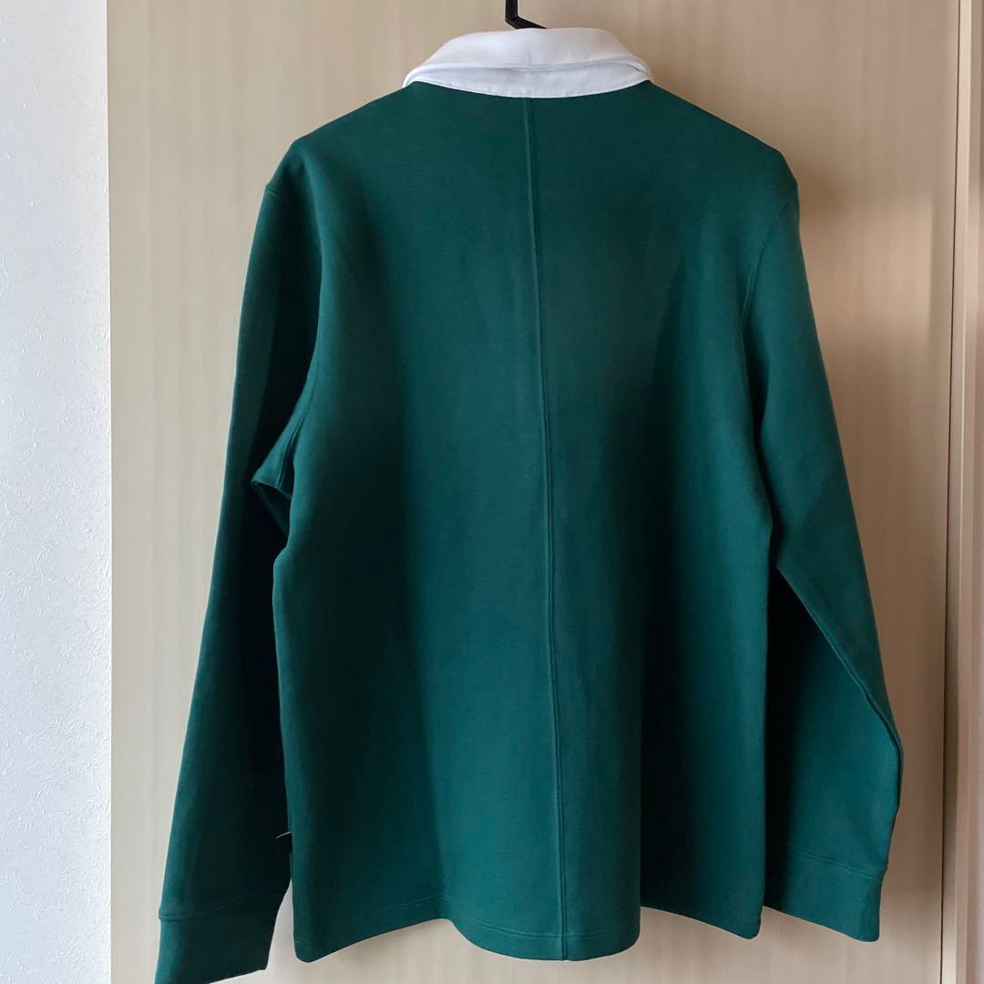 【新品】adidas ゴルフウェア　XL 長袖ポロシャツ　襟付き　グリーン