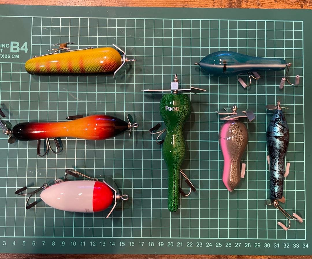 FROG PRODUCTSトップウォーター ルアー 7個セット