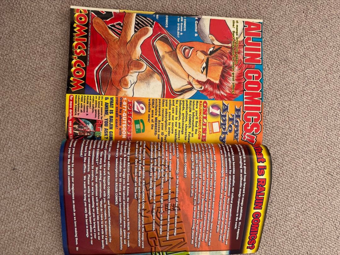 希少！北米RAIJINコミック創刊号