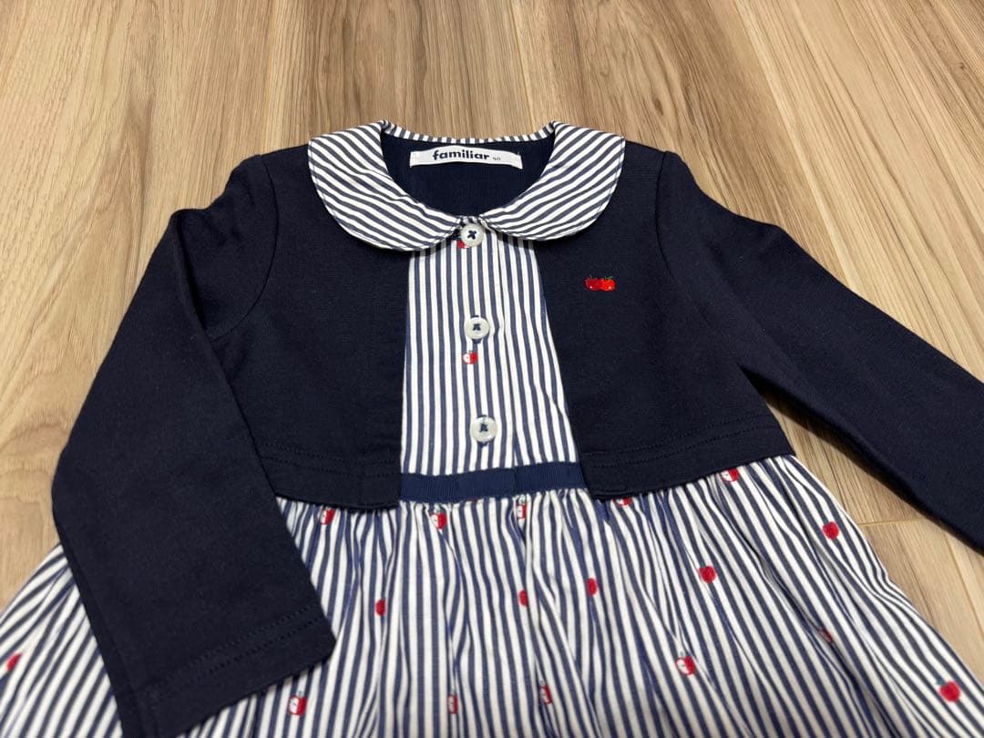 familiar ワンピース/Tシャツ2点/スカート　4点まとめセット 90
