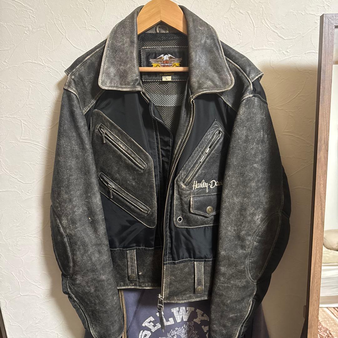 ハギワラ リュウセイ Harley-Davidson レザージャケット
