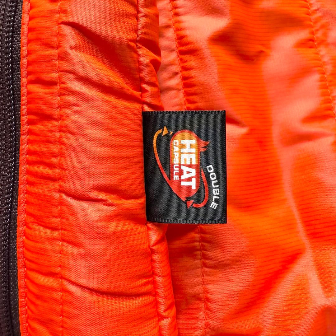 新品 YONEX 中綿ブルゾン L オレンジ ヒートカプセル メガヒート