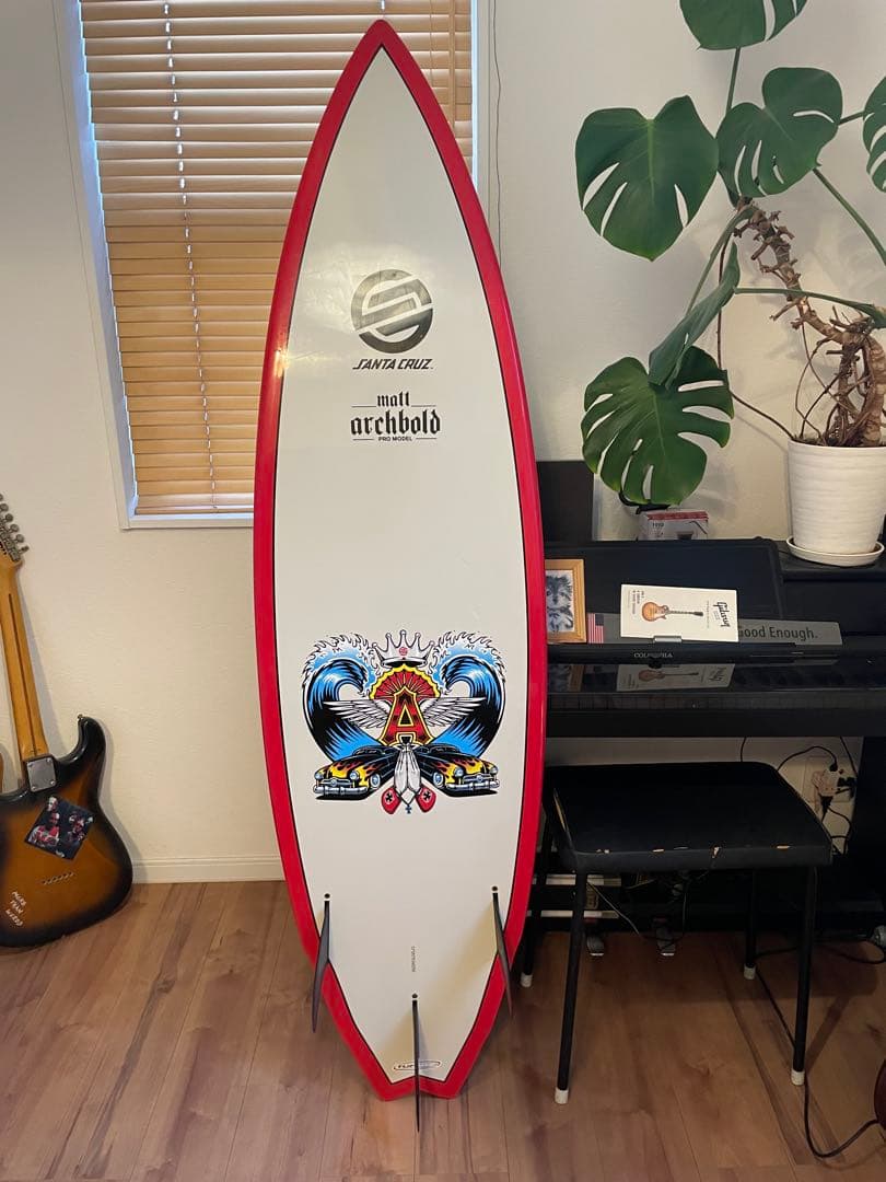 サンタクルクズ　サーフボード 5'11\" ARCHY（マットアーチボルド）