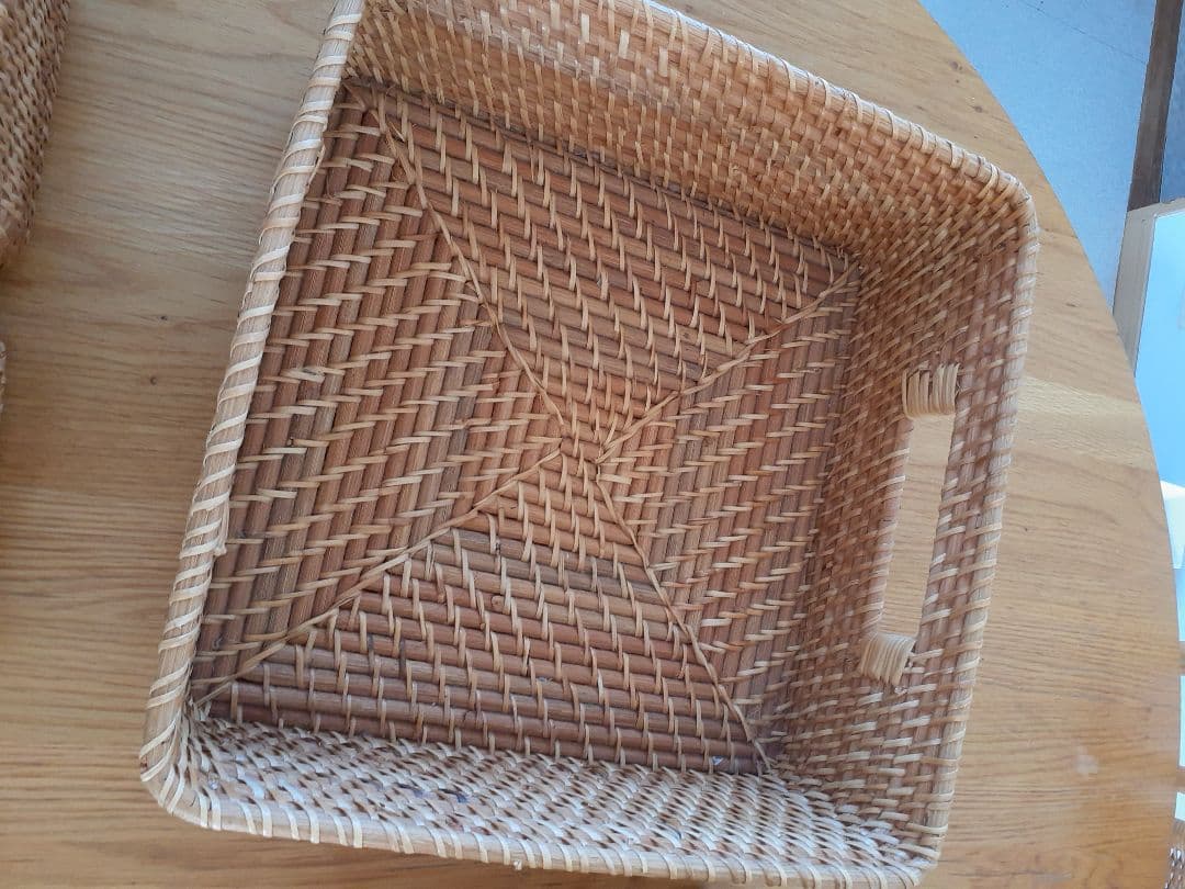 【無印良品】MUJI ラタンバスケットセット特大