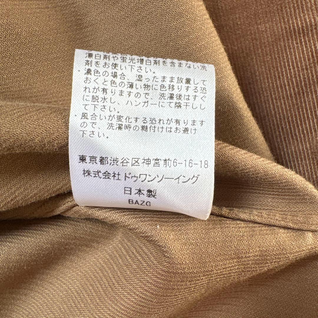 SLOANE RANGER TOKYO ロングスリーブサファリシャツ L