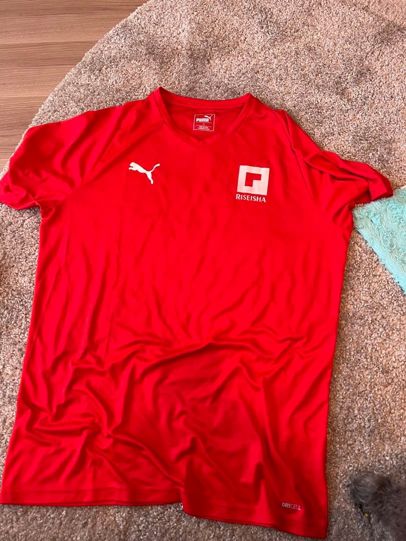 PUMA ピステ上下セット レッド