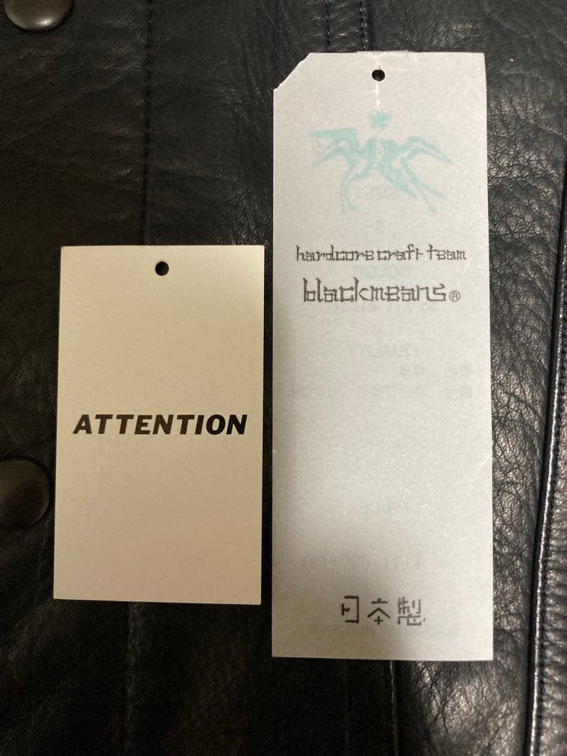 美品　blackmeans レザー　トラッカージャケット　サイズ3