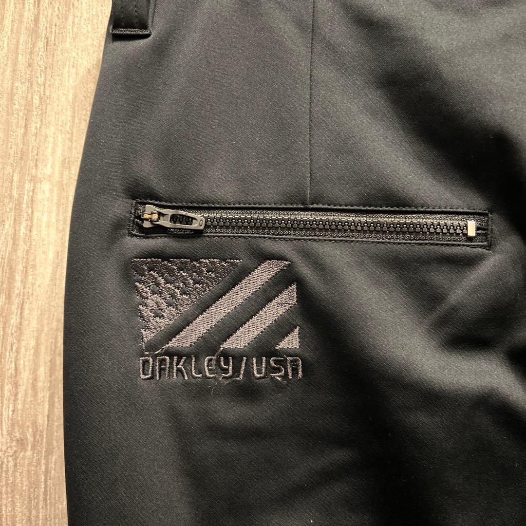 ゆうOAKLEY ゴルフウェア 上下セットアップ ジャージ 刺繍ロゴ 古着