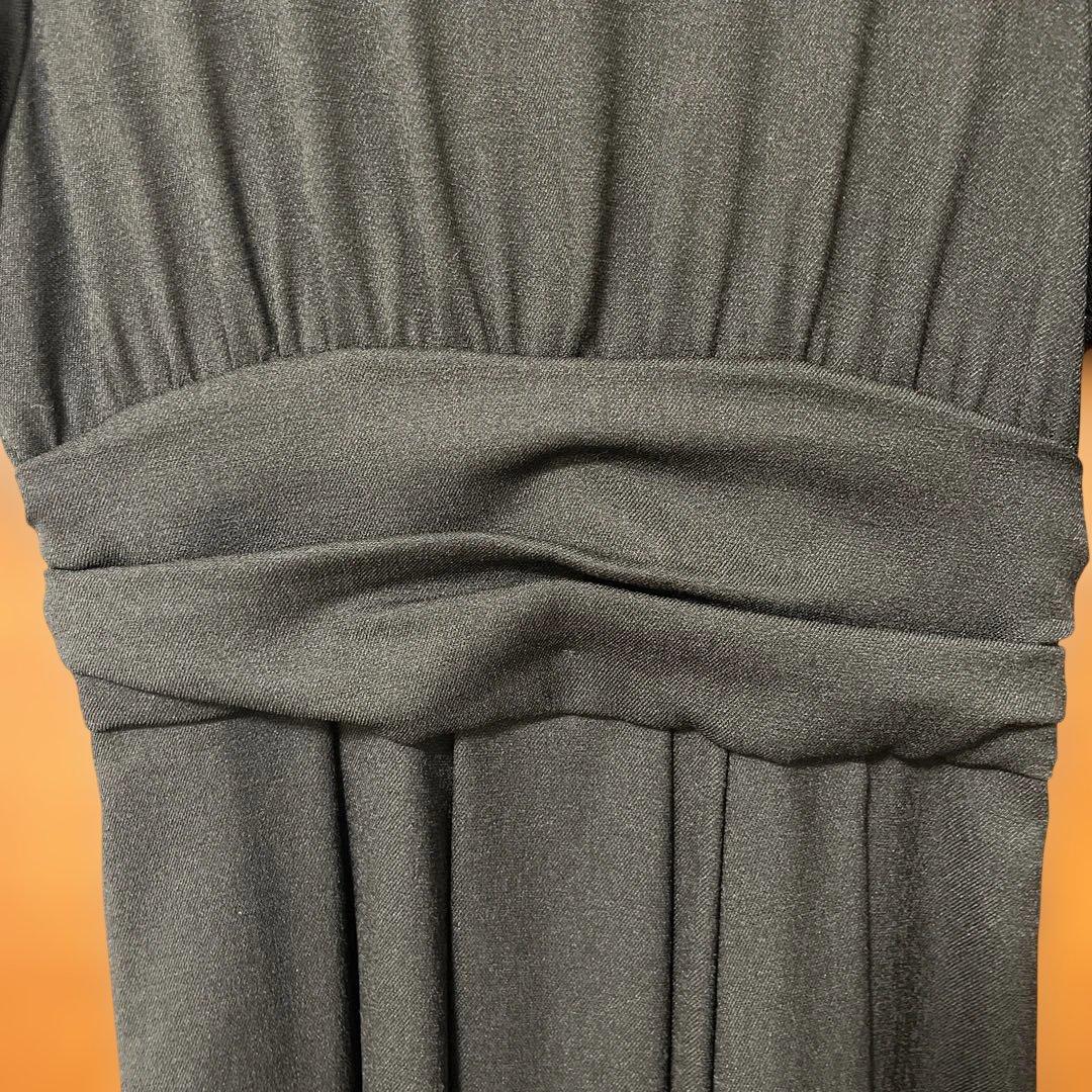 OHGA FLARE DRESS オーガ ブラック ワンピース
