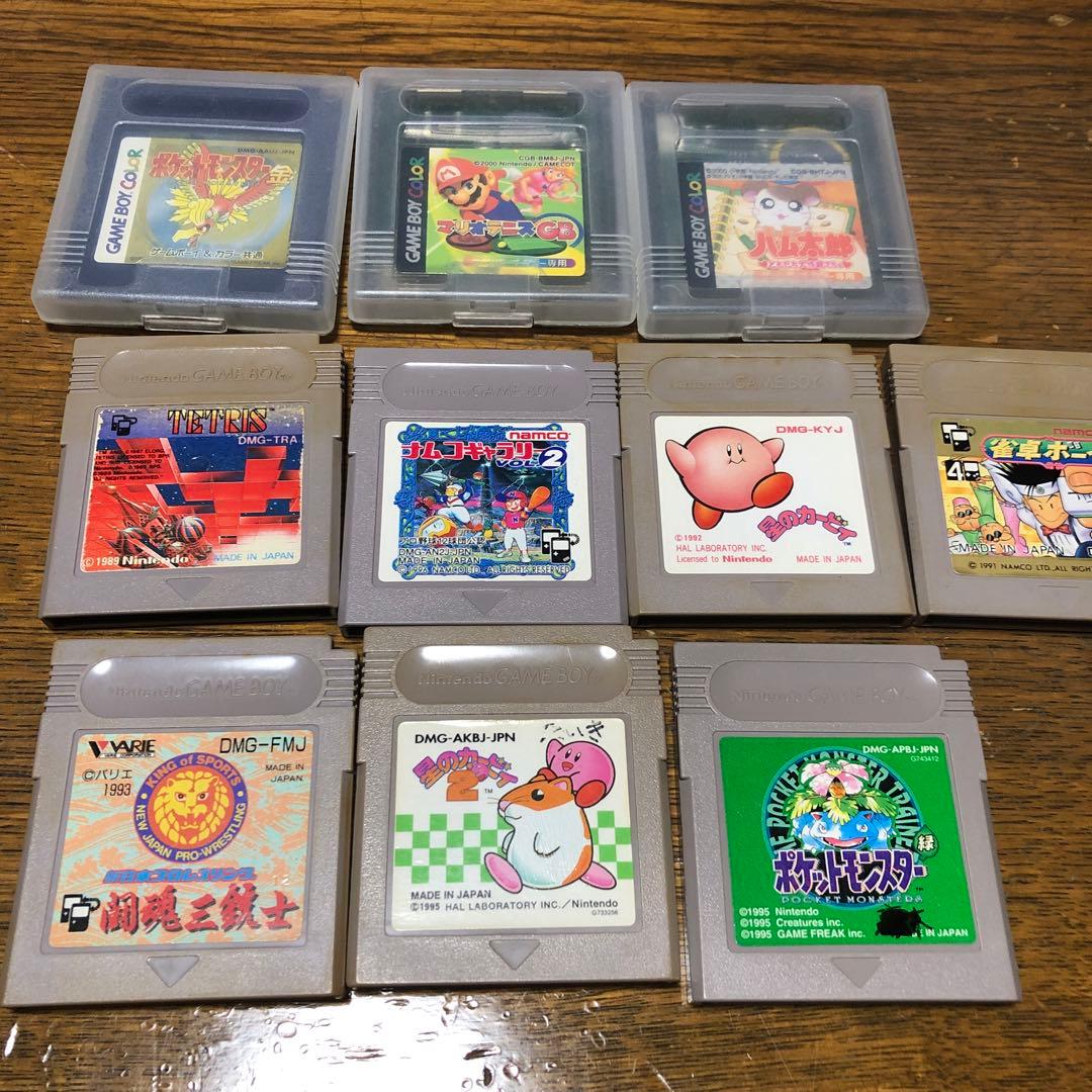 ゲームボーイカラー　等ソフト13本セット