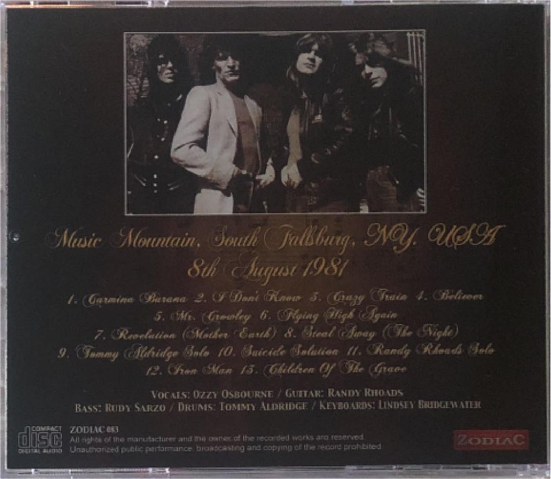 CD＋CDr＋DVDr！OZZY OSBOURNE/Music Mountain