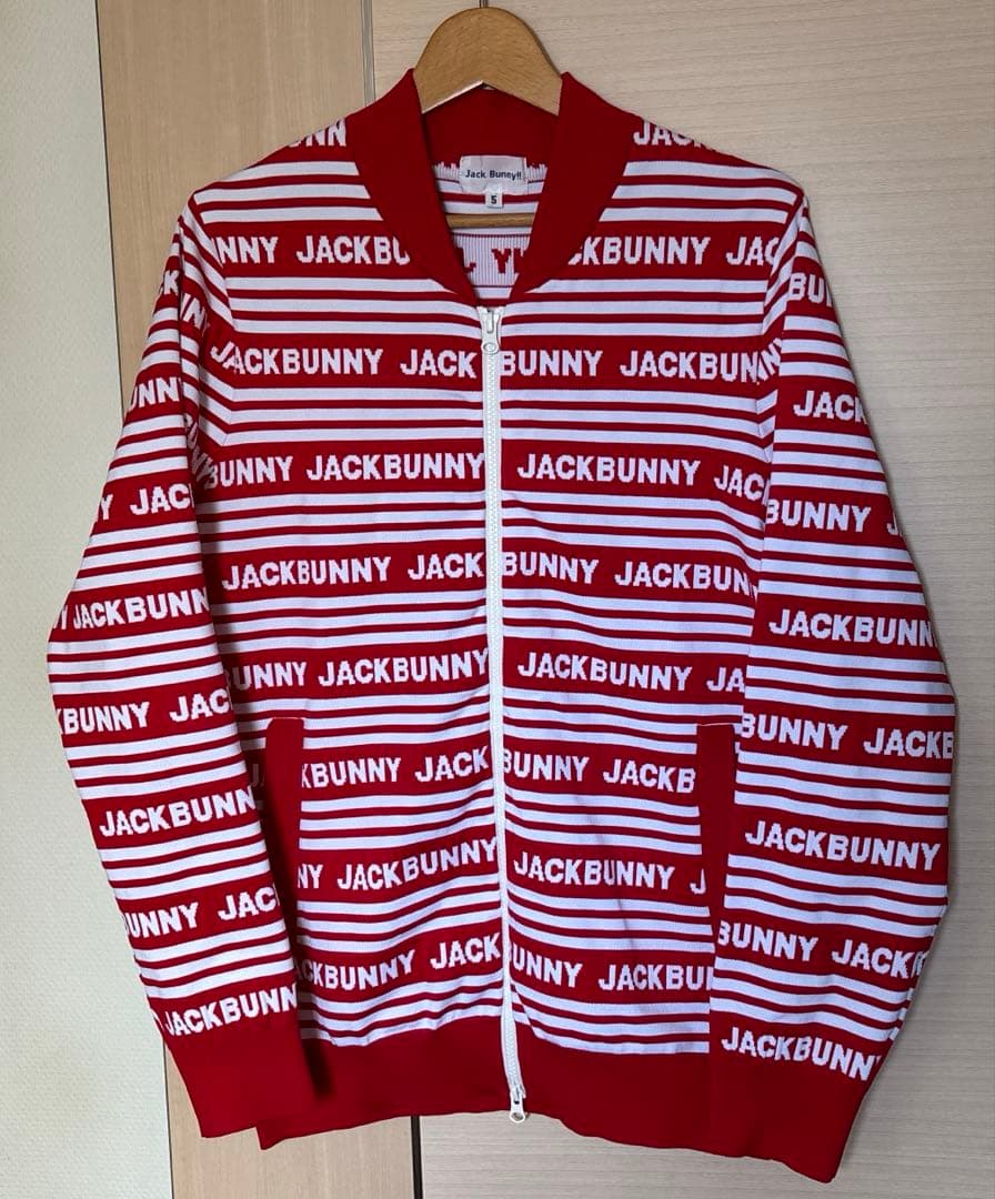 JACK BUNNY ジャックバニー ゴルフニットフルジップ ジャケットサイズ5